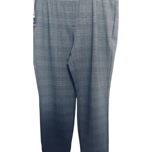 NWT Banana Republic 14 Womens Glen Plaid Trousers Office Comfort - Picture 7 of 16